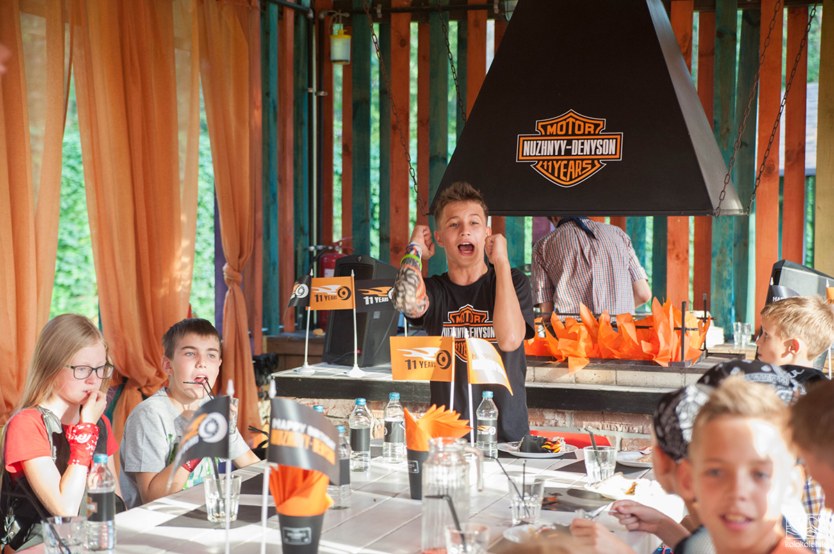 Biker party детский день рождения 11 лет