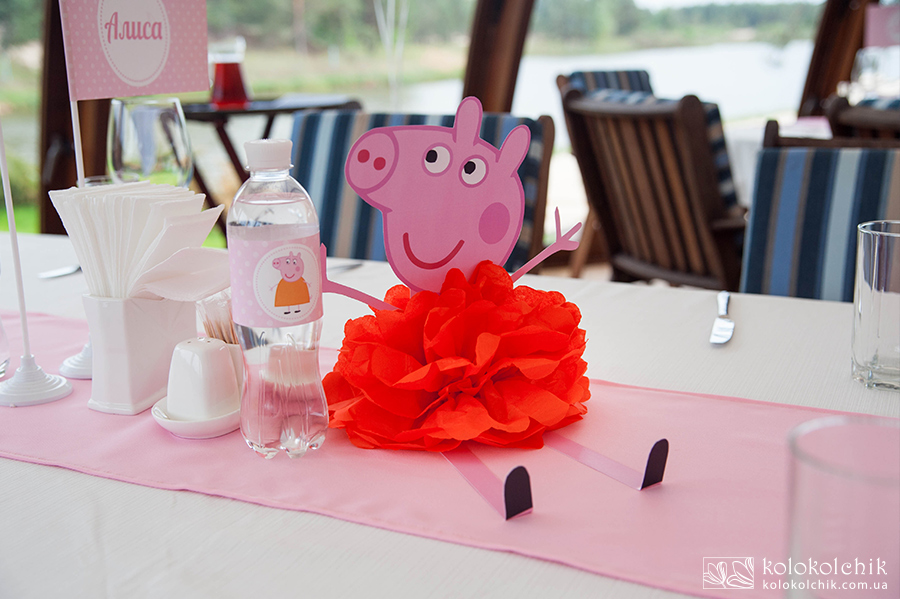 оформление детского дня рождения свинка Пеппа Peppa
